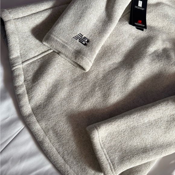 New Balance Cream Fleece Jacket - Picture 7 of 9